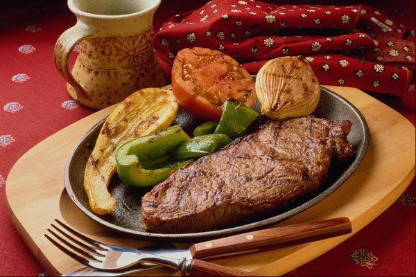 587037 Deviled Beef Steak A4 Photo Print
