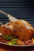 587048 Turkey With Carving Knife A4 Photo Print