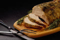 587049 Sliced Pork Roast A4 Photo Print