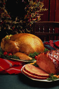 587053 Baked Ham, Roast Turkey A4 Photo Print
