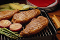 587055 Grilled Strip Steaks A4 Photo Print