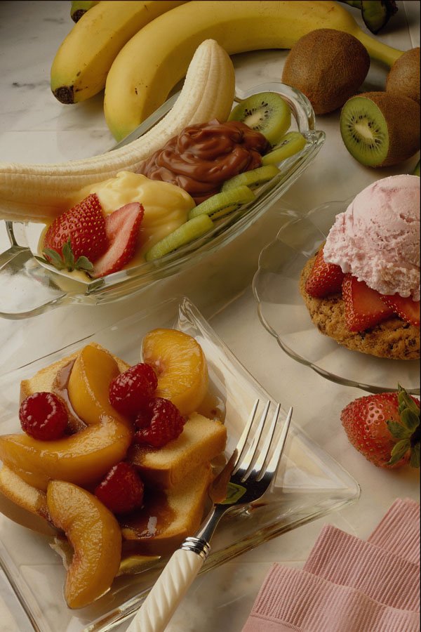 587057 Berry Desserts A4 Photo Print