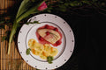 587069 Low calorie Chicken Breast Plate A4 Photo Print