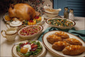 587074 Thanksgiving Roast Turkey Dinner A4 Photo Print