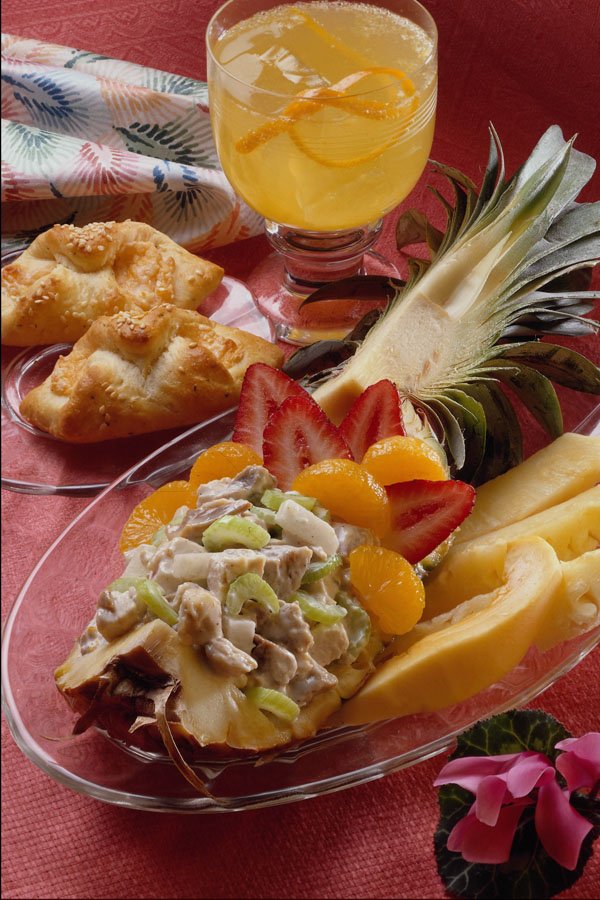 587077 Festive Pineapple Salad A4 Photo Print