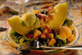 587084 Ice Cream And Berries On Sliced Melon A4 Photo Print