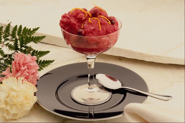 587097 Cranberry Ice Dessert A4 Photo Print