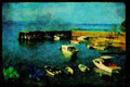 588002 Andorra Harbor, Kariba Lake, Zambia A4 Limited Edition Watercolour Print