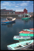 588011 Boats, Rockport, Massachusetts A4 Photo Print