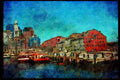 588012 Waterfront, Boston, Massachusetts A4 Limited Edition Watercolour Print