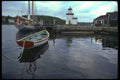 588018 Skiff In Harbor At Mystic Seaport, Connecticut A4 Photo Print