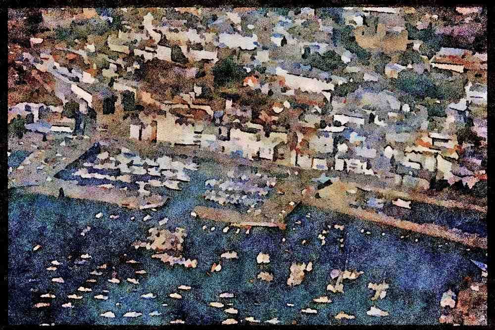 588025 St. Peter's Port, Guernsey, England A4 Limited Edition Watercolour Print