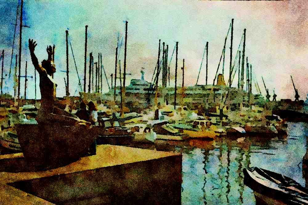 588029 Funchal, Madeira A4 Limited Edition Watercolour Print