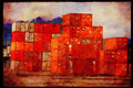 588033 Containers A4 Limited Edition Watercolour Print