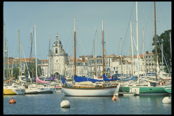 588044 La Rochelle Harbor, Vendee, France A4 Photo Print