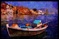 588046 Harbor, Chania, Crete, Greece A4 Limited Edition Watercolour Print