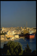 588050 View And Docks, Senglea, Malta A4 Photo Print