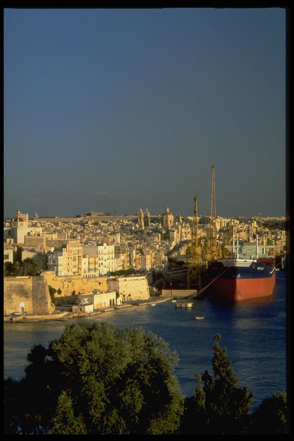 588050 View And Docks, Senglea, Malta A4 Photo Print