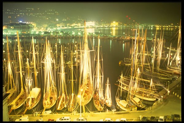 588052 Cannes Harbor Before Race To St. Tropez A4 Photo Print