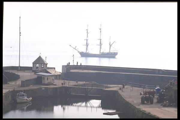 588058 Charlestown, Cornwall, England A4 Photo Print