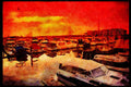 588061 Sunrise At Sunset Aquatic Park, California A4 Limited Edition Watercolour Print