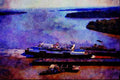 588070 Ferry In Woods Harbor, Canada A4 Limited Edition Watercolour Print