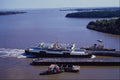 588070 Ferry In Woods Harbor, Canada A4 Photo Print