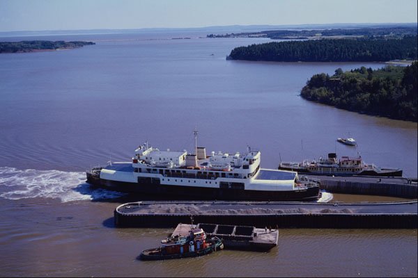 588070 Ferry In Woods Harbor, Canada A4 Photo Print