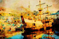 588076 Brixham Harbor, Devon, England A4 Limited Edition Watercolour Print
