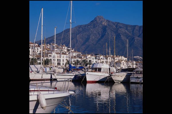 588083 Marbella, Puerto Banus, Spain A4 Photo Print