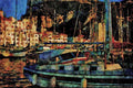 588099 Marina Bay, Gibraltar A4 Limited Edition Watercolour Print
