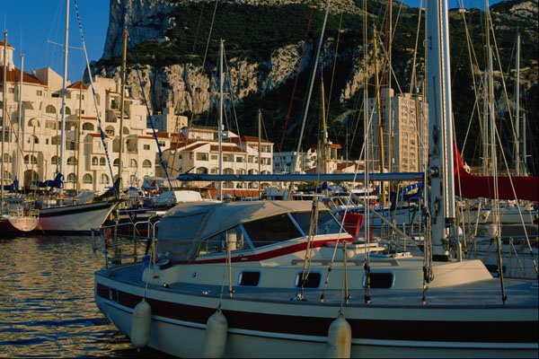588099 Marina Bay, Gibraltar A4 Photo Print