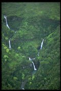 589012 Waterfall, Kauai A4 Photo Print