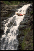 589019 Cliff Diver, Oahu A4 Photo Print