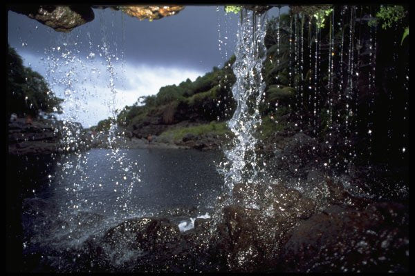 589036 Waterfall, Maui A4 Photo Print