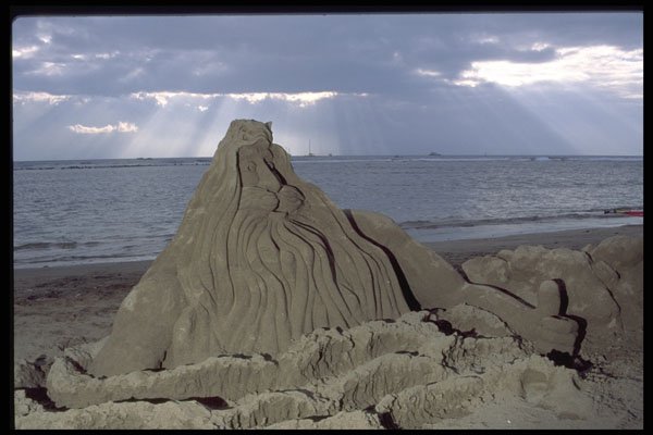 589039 Sand Sculpture A4 Photo Print