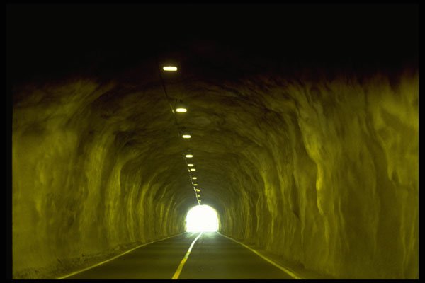 589044 Tunnel Through Base Of Diamond Head Volcano, Honolulu A4 Photo Print