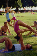 589080 Young Gymnasts Practice Routines, Waikiki Beach A4 Photo Print