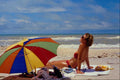 589088 Beach Belle A4 Photo Print
