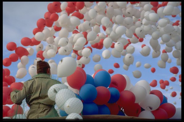 590013 Balloons Released, St. Mere L'Eglise, D Day A4 Photo Print