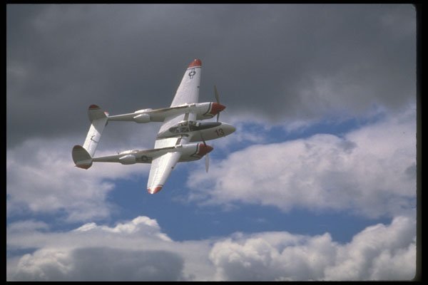 590022 World War II P 38 Fighter A4 Photo Print
