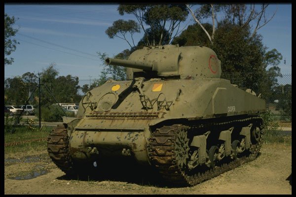 590033 Sherman Tank, U.S. Army, World War II A4 Photo Print