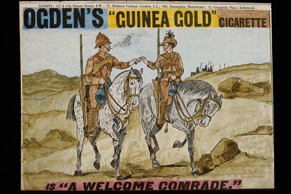 590055 Ogdens Cigarette, Boer War Theme A4 Photo Print