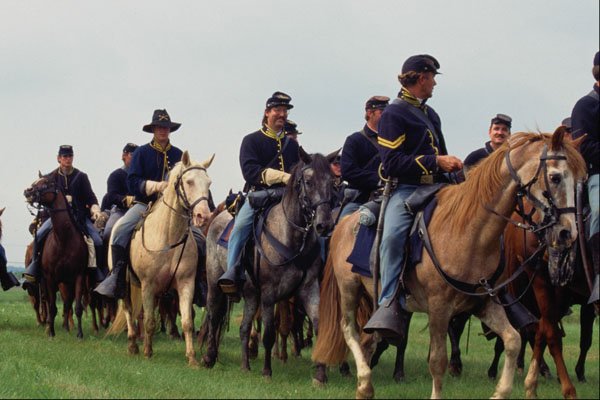 590086 Gettysburg Battlefield Re enactment, Pennsylvania A4 Photo Print