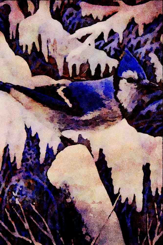 591058 Blue Jay A4 Limited Edition Watercolour Print