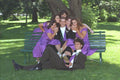 592012 Groom And Best Man With Bridesmaids A4 Photo Print