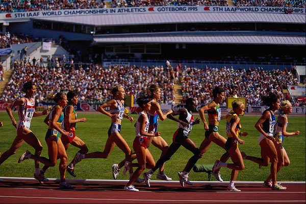 592026 Women's 10,000m Semi final A4 Photo Print