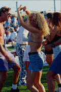 592027 Summer Concert Dancing Girl A4 Photo Print