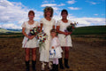 592035 Western Bride With Attendants A4 Photo Print