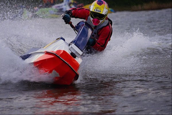 592052 Jet Skier, Fosse Hill A4 Photo Print